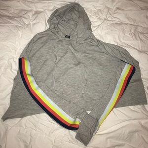 Crop top sweat shirt